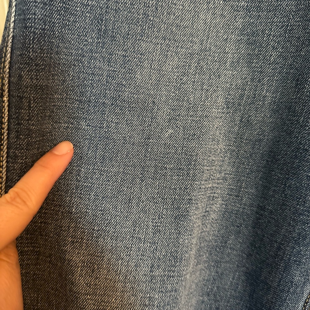 Duer Midweight Denim High Rise Straight (Button Fly) - Medium Blue - Picture 8 of 8